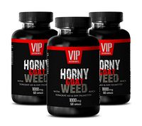 Sexual Enhancement for Women - Horny Goat Weed Complex (with MACA, TONGKAT ALI, Saw Palmetto) - Horny Goat Weed Leaf - 3 Bottles (180 Capsules)