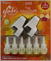 Glade Plugins Cozy Autumn Cuddle 2 Warmers and 6 Refills