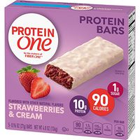 Protein One 90 Calorie Protein Bar, Strawberries & Cream, 4.8 Ounce (5 Count)