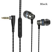 MChoice Universal 3.5mm in-Ear Stereo Earbuds Earphone with Mic for Cell Phone (Black)