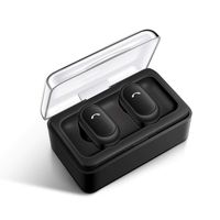 wumedy Bluetooth Wireless Headset Waterproof Sports Music Earphones with Charging Case Earbud Headphones