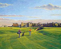 Hi-Look Microfiber Cleaning Cloth - St. Andrews Hole 17, Road