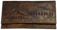 Tobacco Pouch"PERGEU" | Made Of Buffalo Leather | Case Soft Brown Pipe Bag | By Alpenleder