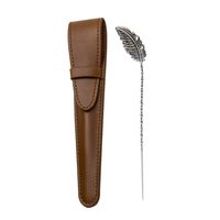 JYH-U Cigar Lottery Enhancement Tool,Feather Designed Cigar Pin with Holster,Cigar Drawing Enhancer,Surprise Gift for Cigar Lovers