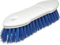 Carlisle 4549414 Spectrum Pointed-End Scrub Brush, Plastic Block, 1-3/8"-Long Blue Polyester Bristles, 8" L x 1-1/2" W (Case of 12)