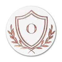 1225pk Love Crest - Seal - White-Envelope Seals