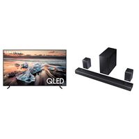 Samsung QN82Q900RBFXZA Flat 82" QLED 8K Q900 Series Smart TV (2019) With HW-Q90R Samsung Dolby Atmos Q90R Series Soundbar