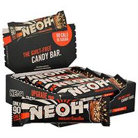 NEOH Low Carb Protein/Candy Bar - Keto, Low Sugar (1 Gram) - Chocolate Crunch (4 Packs of 12)