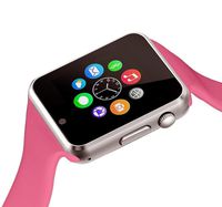 Bluetooth Smart Watch Fitness Tracker, Touch Screen Smart Wrist Smartwatch Support SIM SD Card Slot Make/Answer Phone Camera Pedometer Compatible Android iOS Samsung LG for Kids Women Men (Pink)