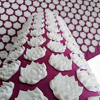 TODAYTOP Acupressure Mat and Pillow Set for Yoga Relieve Back Neck Pain with Carry Bag