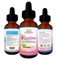 Freedom Weight Loss Diet Drops - Fat Burning Drops Hormone Free 2 oz Bottle.