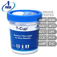 MiCare [1pk] - 10-Panel Multi Drug Test Cup (AMP/BAR/BZO/COC/mAMP/MDMA/MTD/OPI/PCP/THC) #MI-TDOA-3104