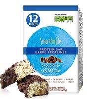 Smart for Life – High Protein, Low Sugar Bar Choco Crisp, Gluten Free – Crunchy Meal Replacement bars – 19g Protein – Works with Cookie Diet – Non-GMO – Chocolate Crisp Protein Bar – 12 Count Bars