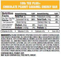 10th Tee Plus+ Chocolate Peanut Caramel Bars