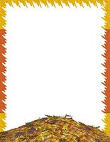 Autumn Multi Colored Leaves Stationery Printer Paper 26 Sheets