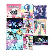 10pcs/Pack Vaporwave Sticker Kids Toy Anime Cool Stickers for Children Stikers Luggage Laptop Skateboard Moto Car Kpop Stickers