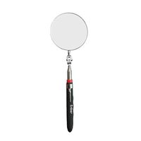 Telescopic Inspection Mirror, Circular Inspection Mirror, Telescopic Inspection Mirror, Flexible Inspection Mirror 360 Rotation, with Buckle Large Round Welding Mirror (Inspection Mirror-01)