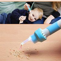 Electric vacuum cleaner, electric light earphone, ear cleaner, earplug attractor for children and adults, soft ear pick ear picker, automatic removal of ear wax