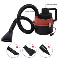 Portable Powerful Mini Auto Car Vacuum Cleaner Wet/Dry DC 12 Volt Red New