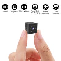 Gurmoir Hidden Camera Mini Spy Cam,Mini HD 1080P Nanny Cam with Night Vision and Motion Detection - Indoor/Outdoor Portable Sports DV Video Recorder Security Camera for Home, Car, Office(No APP)