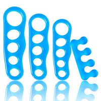 AmeriFEET CorrecToe | Toe Separator and Toe Straighteners for Men and Women | 3 in 1 for Correct Fit | Bunion Corrector & Hammer Toe Straightener Relief | Toe Spacers