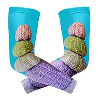 LEVEIS Sea Urchins Arm Sleeves UV Protection for Men Women Sunblock Protective Gloves Running Golf Cycling Driving Long Arm Cover 1 Pair