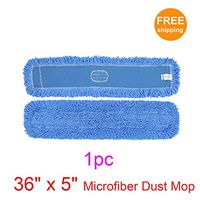 1pc 36" x 5" SunnyCare #25362-1 Blue Microfiber Dust Mop