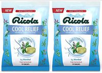 New Max Strength Ricola Cool Relief Cough Suppressant Drops, 19 Drops (2 Pack)