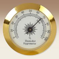 New Super Classic Style Humidor Analog Gold Hygrometer Cigar Smoking Pipe Tobacco Tool & Accessories Gift Idea Tamper, Pick and Spoon