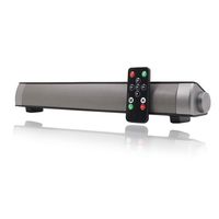 Sound Bar Wired and Wireless Connection 3D Surround Sound Speaker, Mini Bluetooth Soundbar Home Theater with Remote Control Dual Connection Methods for TV PC Smartphones Music and Movie