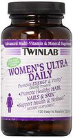 Twinlab Women's Ultra Daily Multivitamin | 120 Capsules| Dietary Supplement Supports Energy Production and Promotes Healthy Hair, Nails and Skin