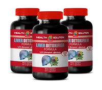 Liver Health Vitamins - Liver DETOXIFIER Formula - Artichoke Liver Cleanse - 3 Bottles 180 Capsules