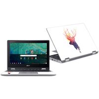 MightySkins Skin Compatible with Acer Chromebook Spin 11" CP311 - Burning Sun | Protective, Durable, and Unique Vinyl Decal wrap Cover | Easy to Apply, Remove, and Change Styles | Made in The USA