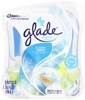 Glade Plug In Refill Twin Clean Linen, 1.34 oz