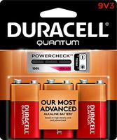 Duracell - Quantum 9V Alkaline Batteries - long lasting, all-purpose 9 volt battery for household and business - 2 count