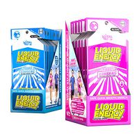 Vital 4U® Liquid Energy Combo Pack, Coffee and Chocolate Cherry Flavor - Ginseng Energy Shots with Caffeine, Panax Ginseng Extract and B Vitamins - 24 Count