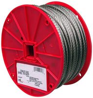 Campbell Chain Stainless Steel Cable 3/32" 7 X 7 250' L