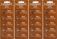 Loopacell Watch Battery Button Cell SR621SW SR-621SW 364 (Pack of 20)