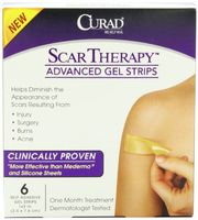 Curad Scar Therapy Advanced Gel Strips 6 Each