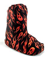 My Recovers Walking Boot Cover for Fracture Boot, Fashion Cover in Red Flame, Short Boot, Made in USA, Orthopedic Products Accessories (X-Large)