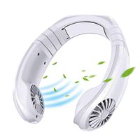 promise2167 Mini Portable USB Air Conditioner Fan, Hanging Neck Air Cooler Smart Sport USB Fan, Hanging Neck Cooler Physical Cooling, Travel Wearable Necklace Fan
