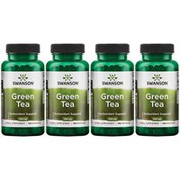 Swanson Green Tea 500 mg 100 Caps 4 Pack