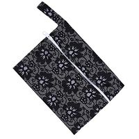 Wet Bags x2 - for Reusable Menstrual Cloth Pads and Cups - Sanitary Napkin Maternity Mama Pads - Incontinence Underwear or as Diaper Wet Dry Washable Storage Bag