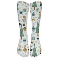 Nutcracker Cotton Smooth Compression Knee Socks White Golf Women Cartoon Knee-high Long Tube Crew Socks