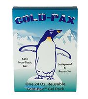 GMS Cold-Pax - 24 oz Reusable Gel Ice Pack Freeze Refrigerant for Insulpak and ChillMED Premier - 8" x 5 1/2" x 1"