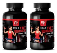Metabolism Energy - MEGA Fat Burner Complex - 2645MG - Metabolism Boost - 2 Bottles (180 Capsules)