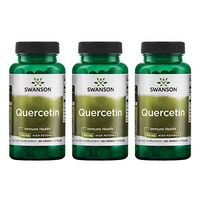 Swanson High Potency Quercetin 475 Milligrams 60 Veg Capsules (3 Pack)