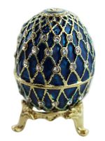 Blue Egg Pill Box - Luxorious Medication Box