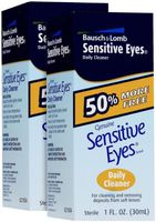 Bausch & Lomb Sensitive Eyes Daily Cleaner-1 oz, 2 Pack