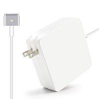 Mac Book Charger Replacement MacBook Air 11 13 inch (After Mid 2012) 45W Magsafe 2 T-Tip Power Adapter Charger fit for A1435 A1436 A1465 A1466 MD223 MD711